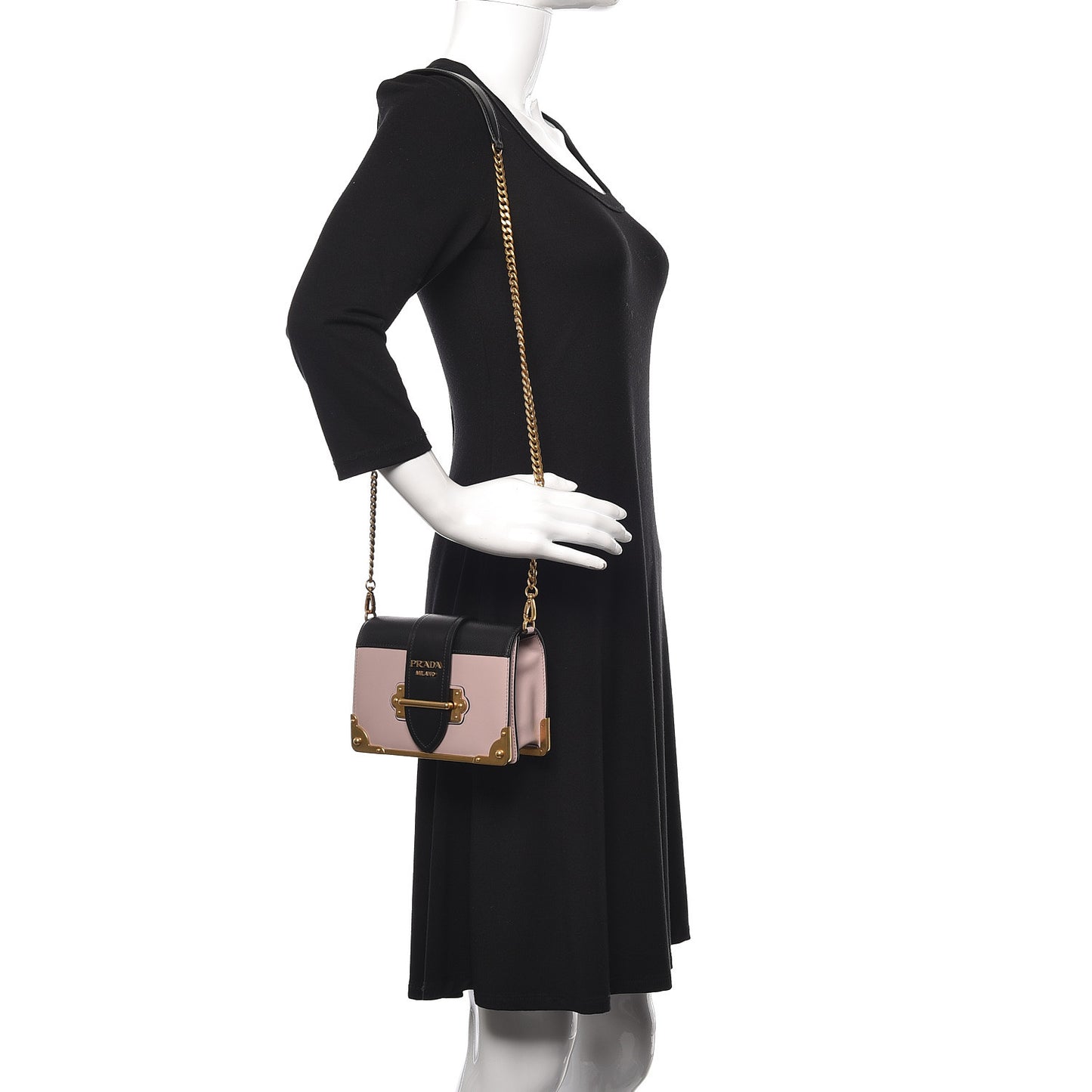 City Calfskin Saffiano Cahier Bag Mugheto Black
