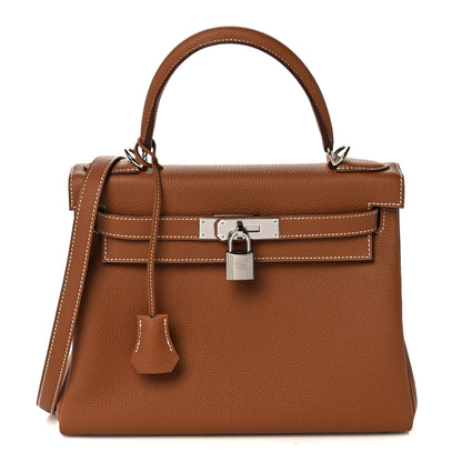 Hermes Togo Kelly Retourne 28 Gold 1 of 38