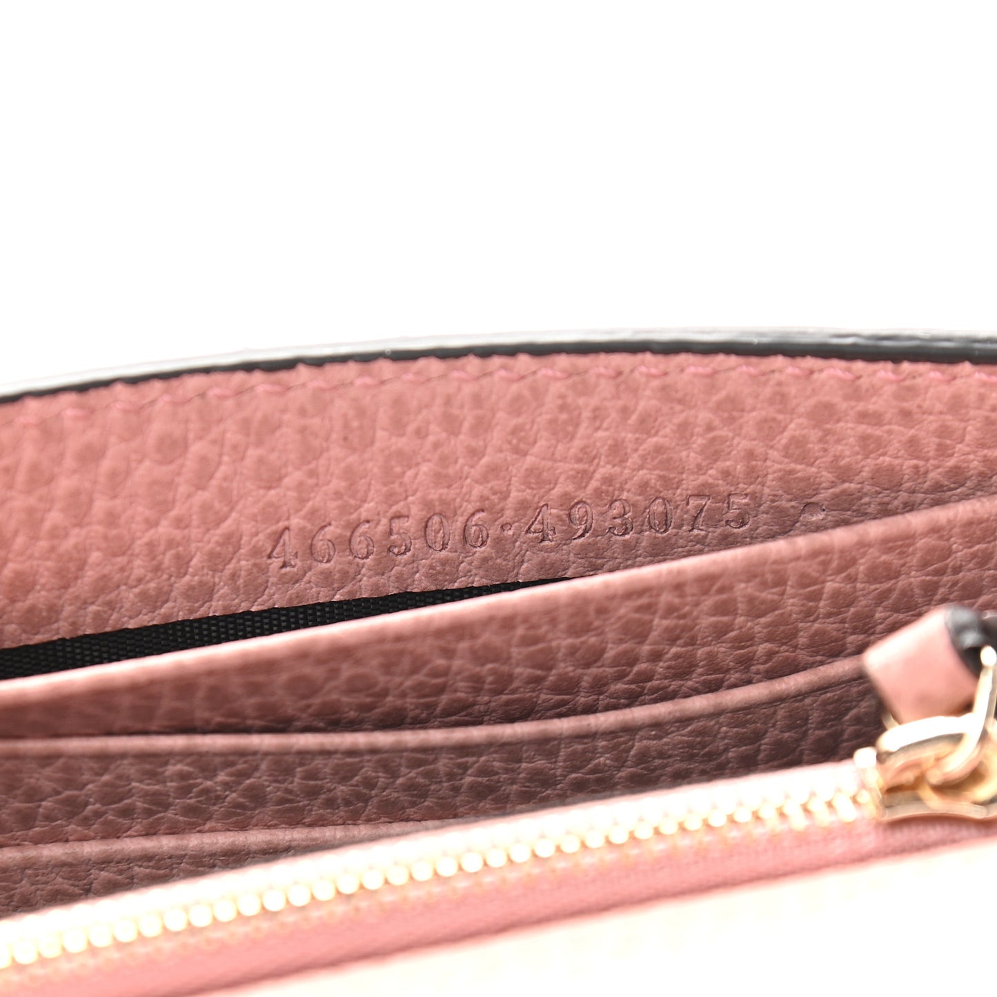 Dollar Calfskin Medium Betty Chain Wallet Soft Pink