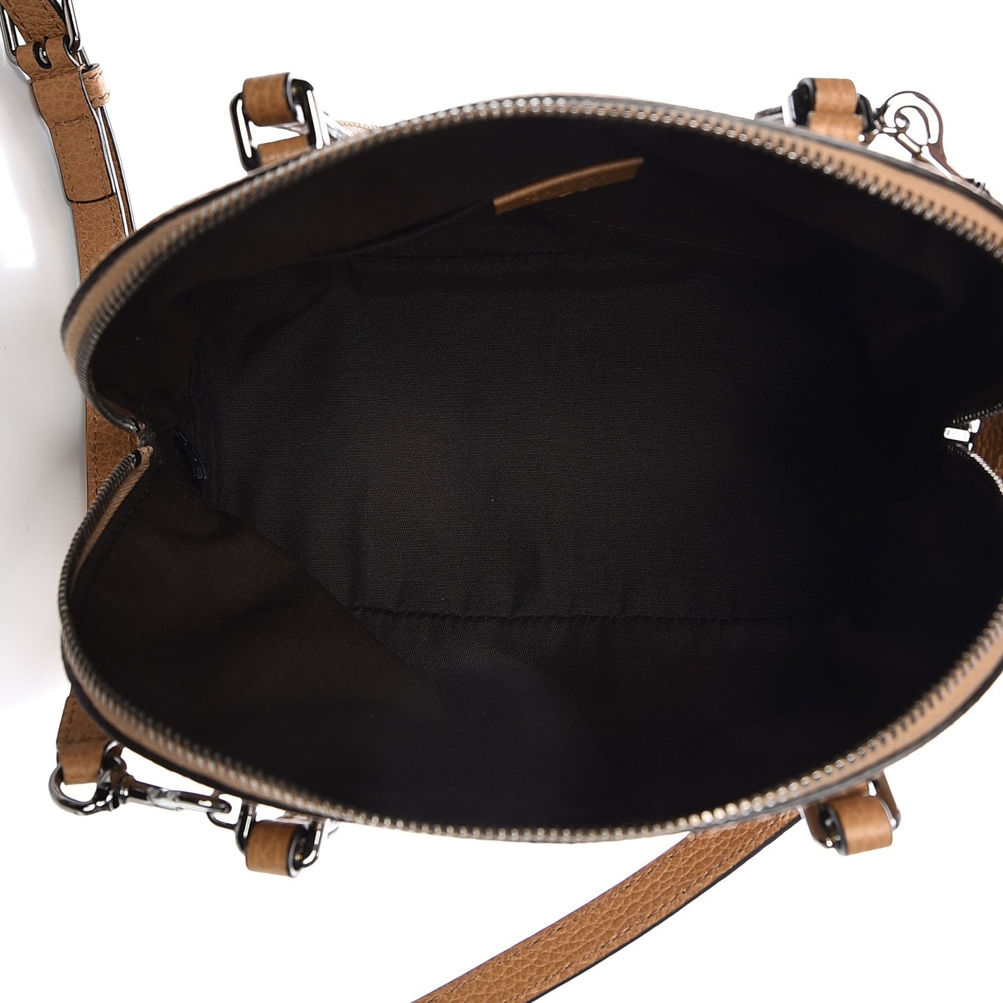 Calfskin Mini Dome Bag Whiskey