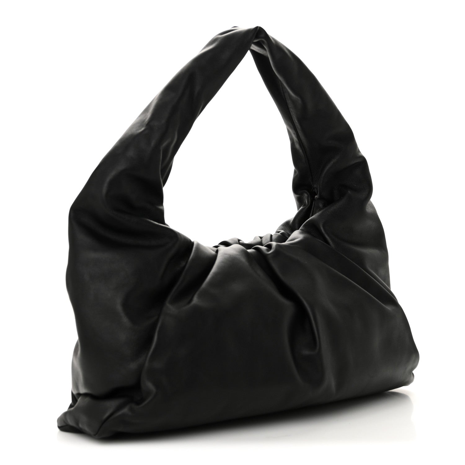 Bottega Veneta Smooth Butter Calfskin Small The Shoulder Pouch Black 3 of 10