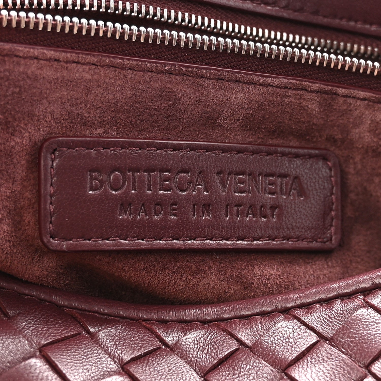 Bottega Veneta Nappa Intrecciato Medium Veneto Messenger Bag Deep Mahogany 6 of 10