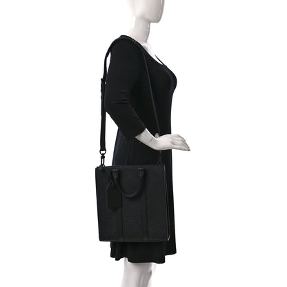 Louis Vuitton Taurillon Monogram Sac Plat Cross Black 2 of 8