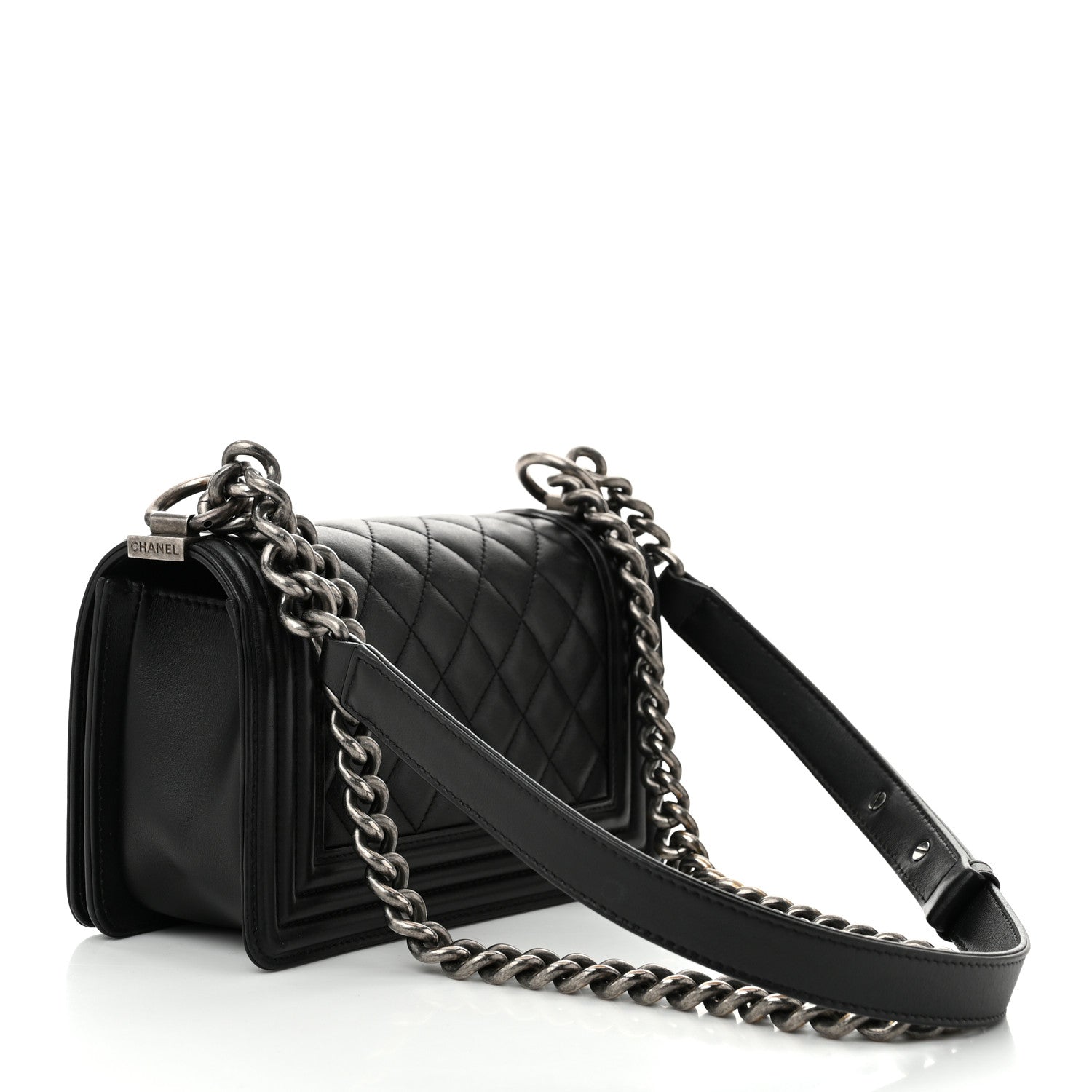 Chanel Calfskin Quilted Small Boy Flap Black 3 of 11