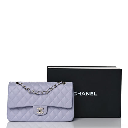 Chanel Caviar Quilted Medium Double Flap Light Purple 11 of 11