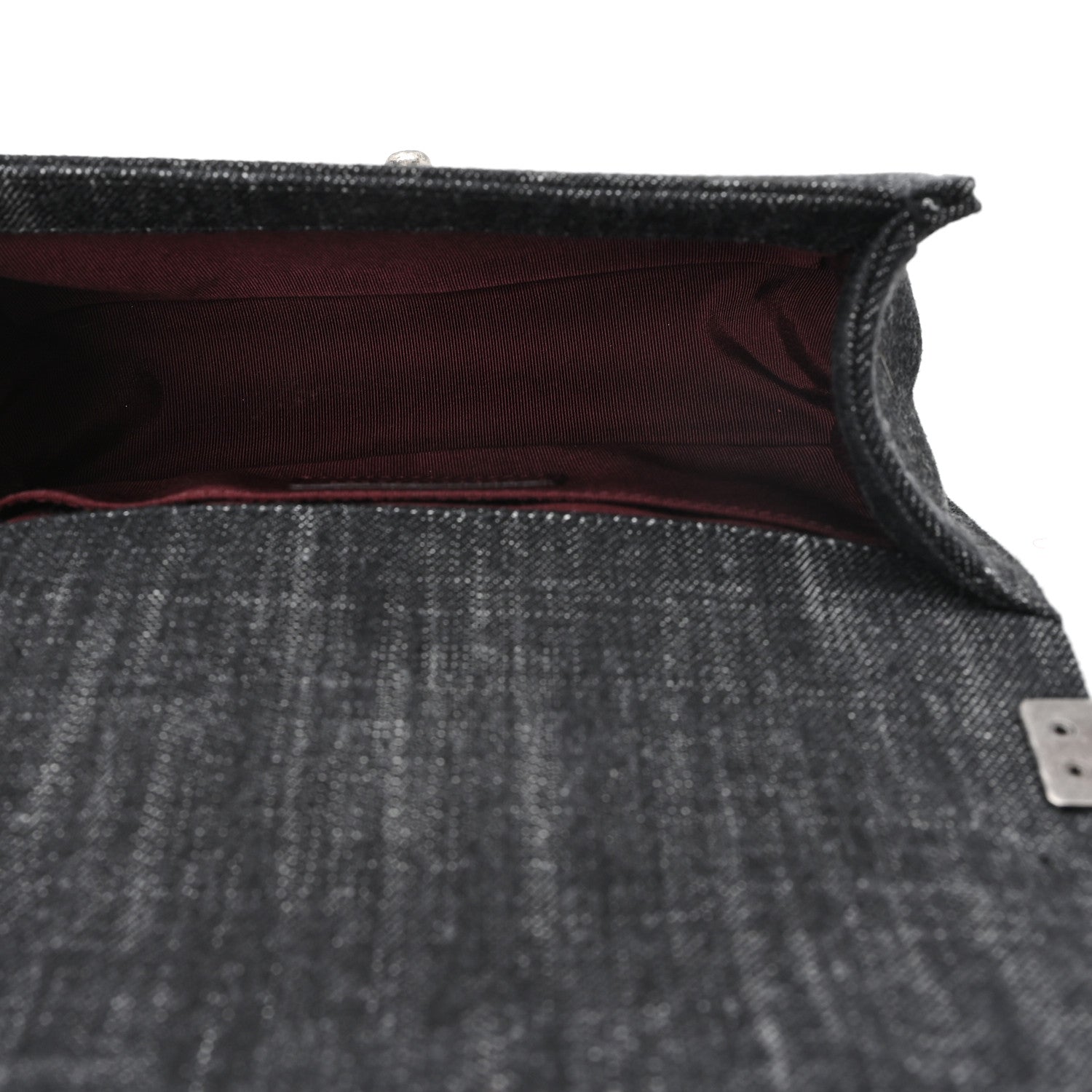Chanel Denim Quilted Small Boy Flap Black 5 of 10