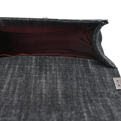 Chanel Denim Quilted Small Boy Flap Black 5 of 10