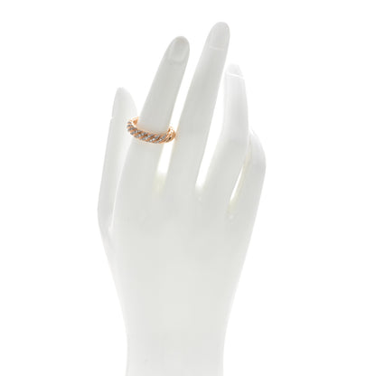 David Yurman 18K Rose Gold Diamond 4.6mm Sculpted Cable Band Ring 53 6.5 2 of 5