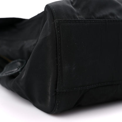 Prada Tessuto Nylon Chain Shoulder Bag Black 8 of 15