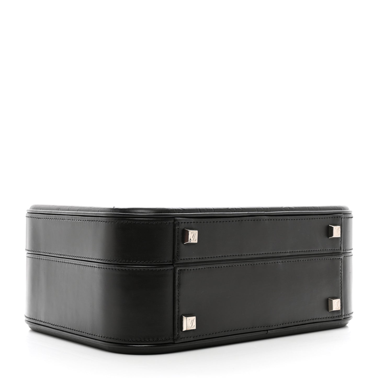 Monogram Glace Valisette MM Black