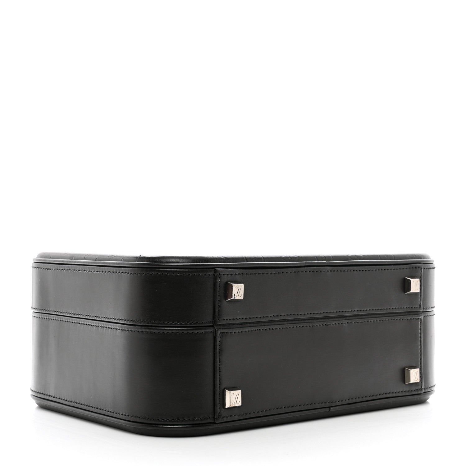 Louis Vuitton Monogram Glace Valisette MM Black 3 of 12