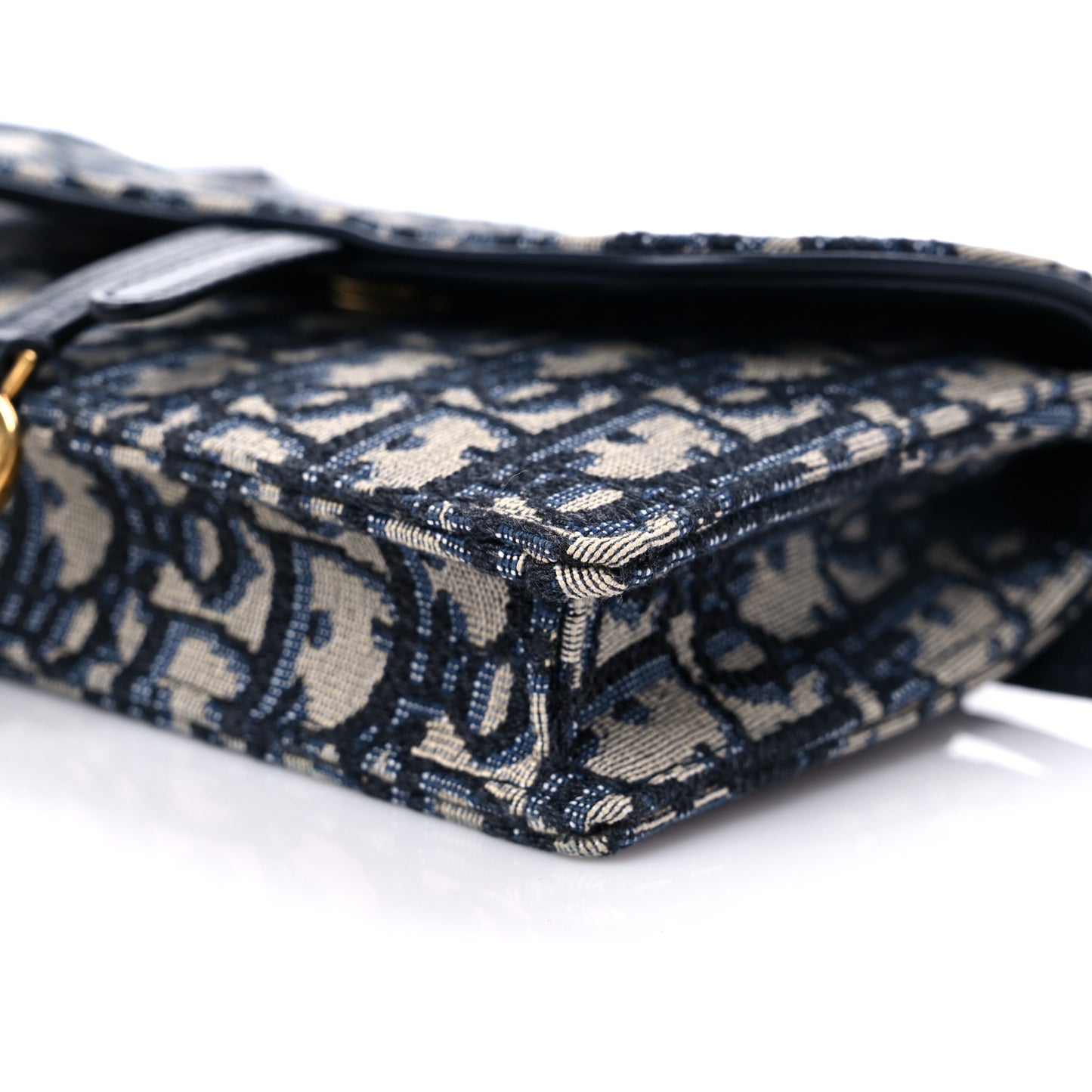 Oblique Saddle Belt Bag Blue