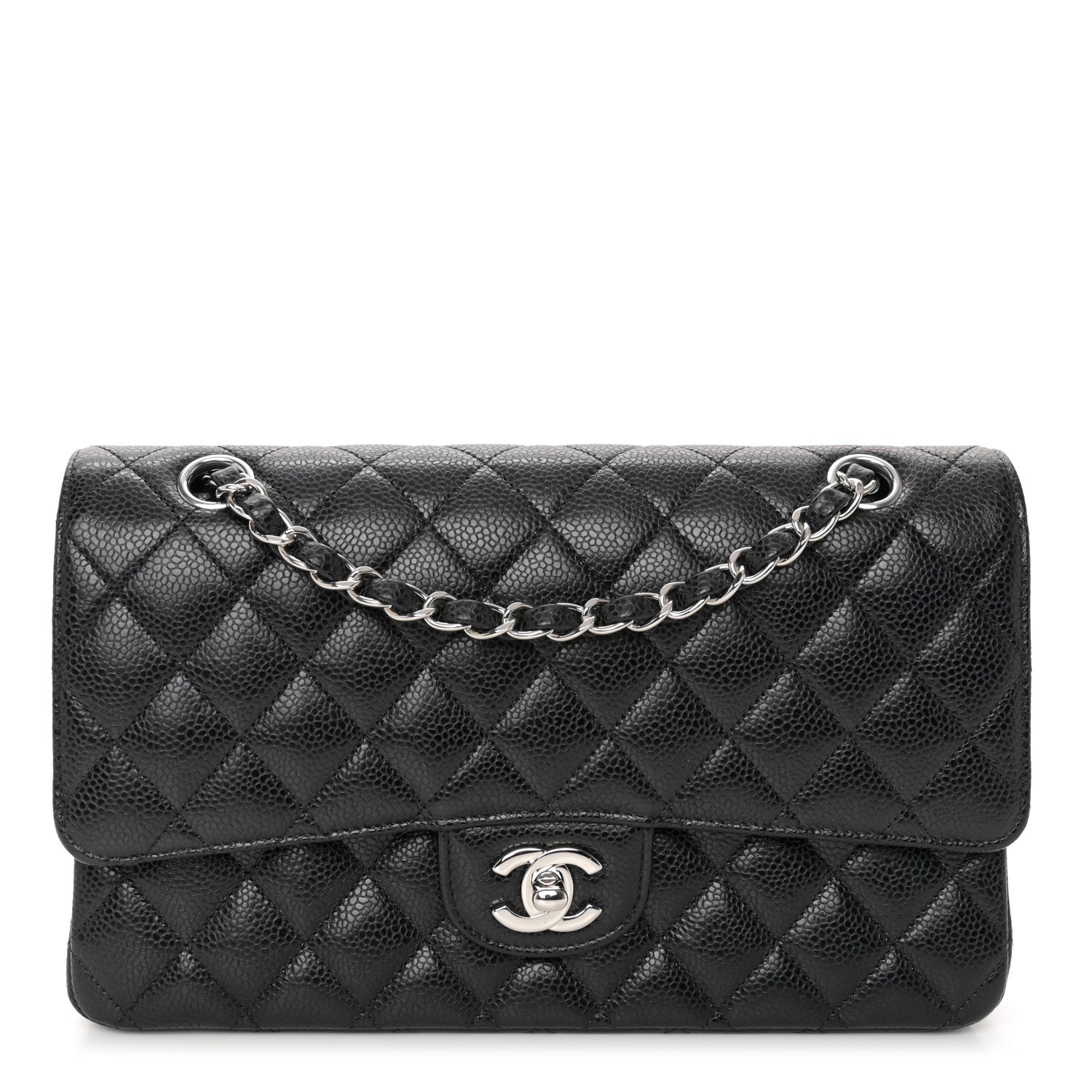 Chanel Caviar Quilted Medium Double Flap Black 1 of 11
