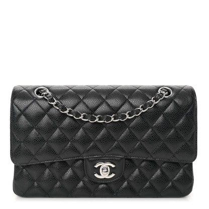 Chanel Caviar Quilted Medium Double Flap Black 1 of 11