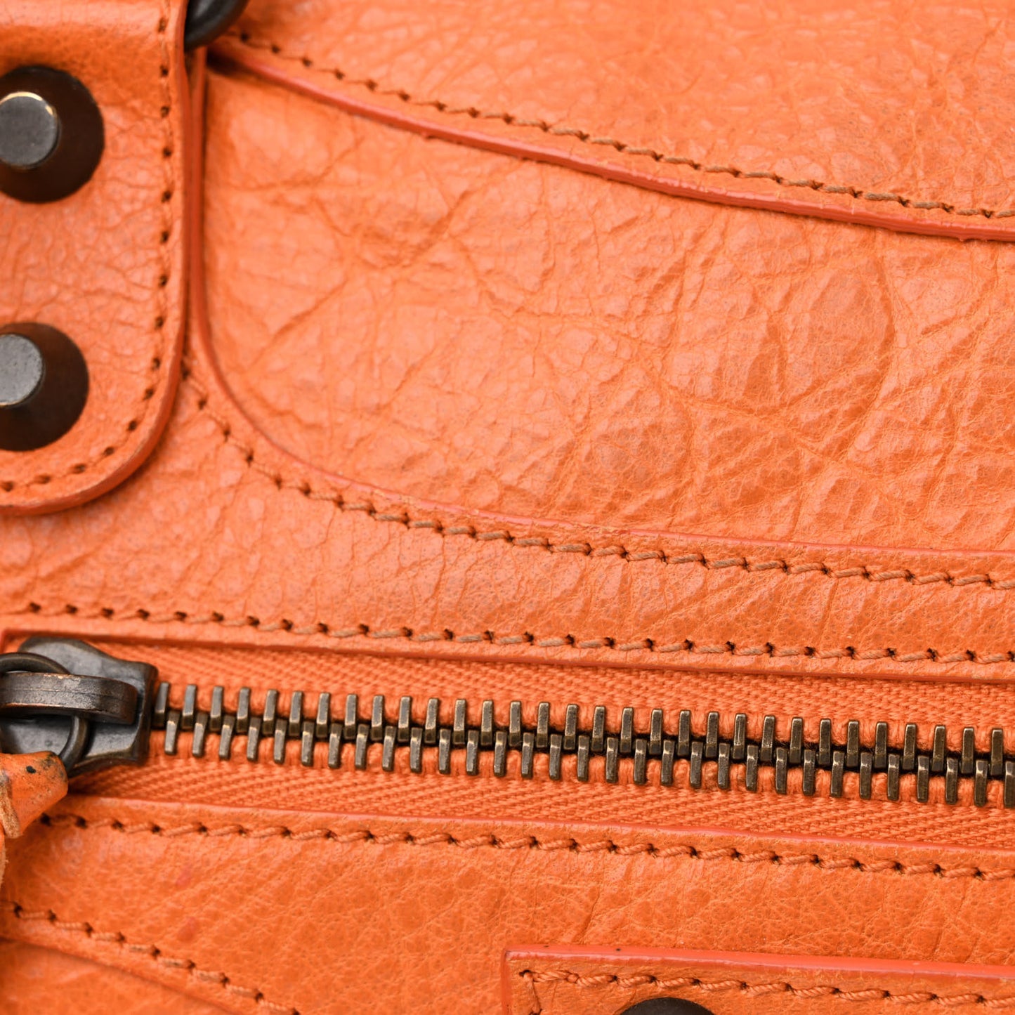 Agneau Classic Hardware First Tangerine