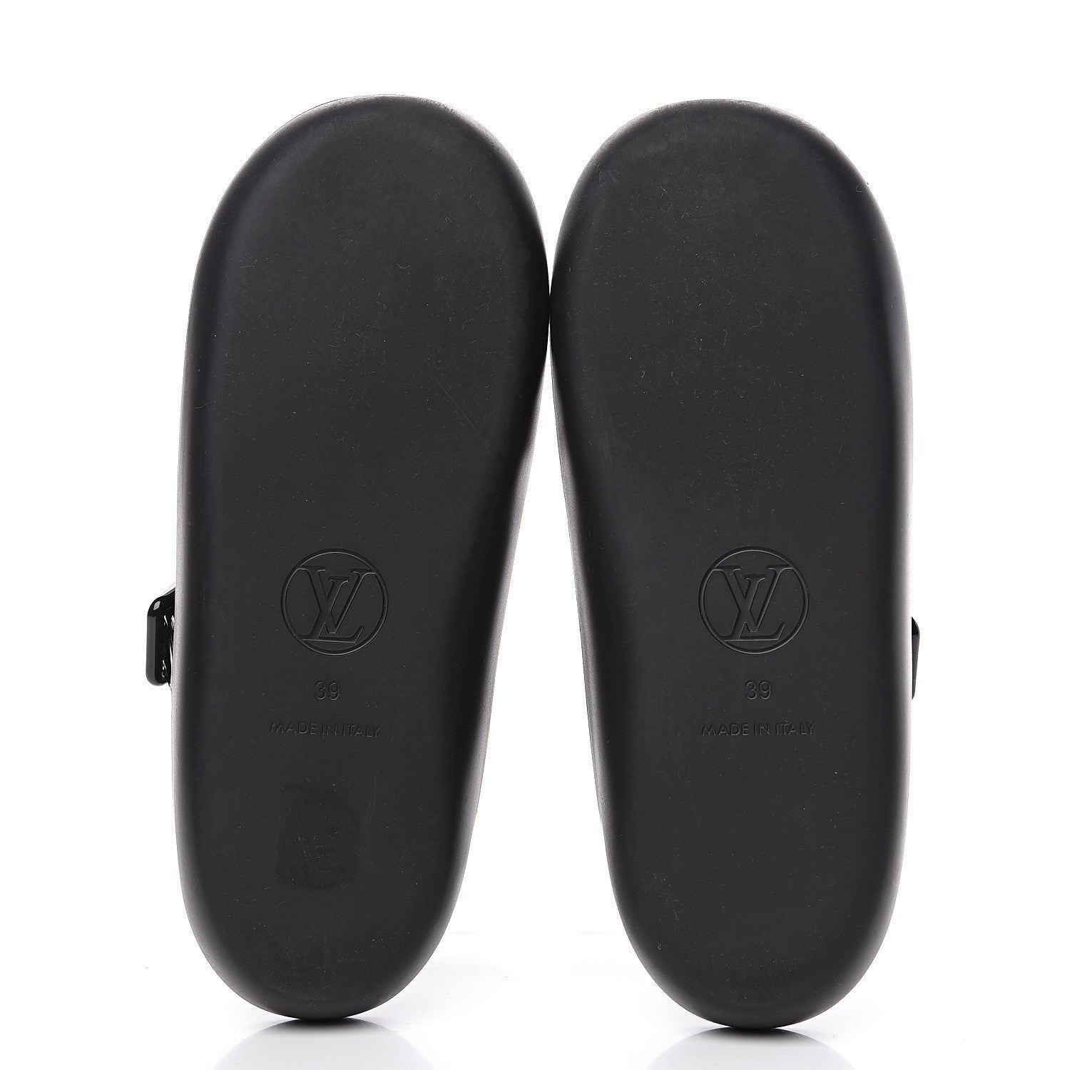 Louis Vuitton Monogram Sunbath Flat Mule Sandals 39 Black 8 of 9
