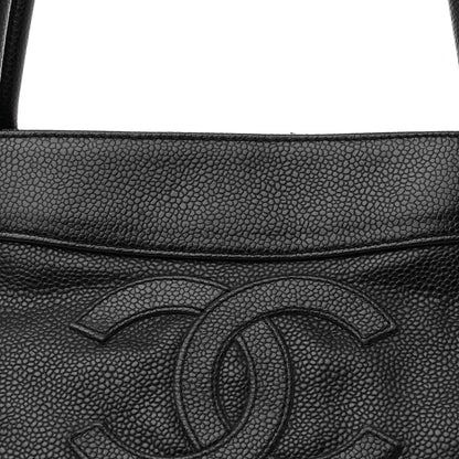 Chanel Caviar CC Tote Black 8 of 10