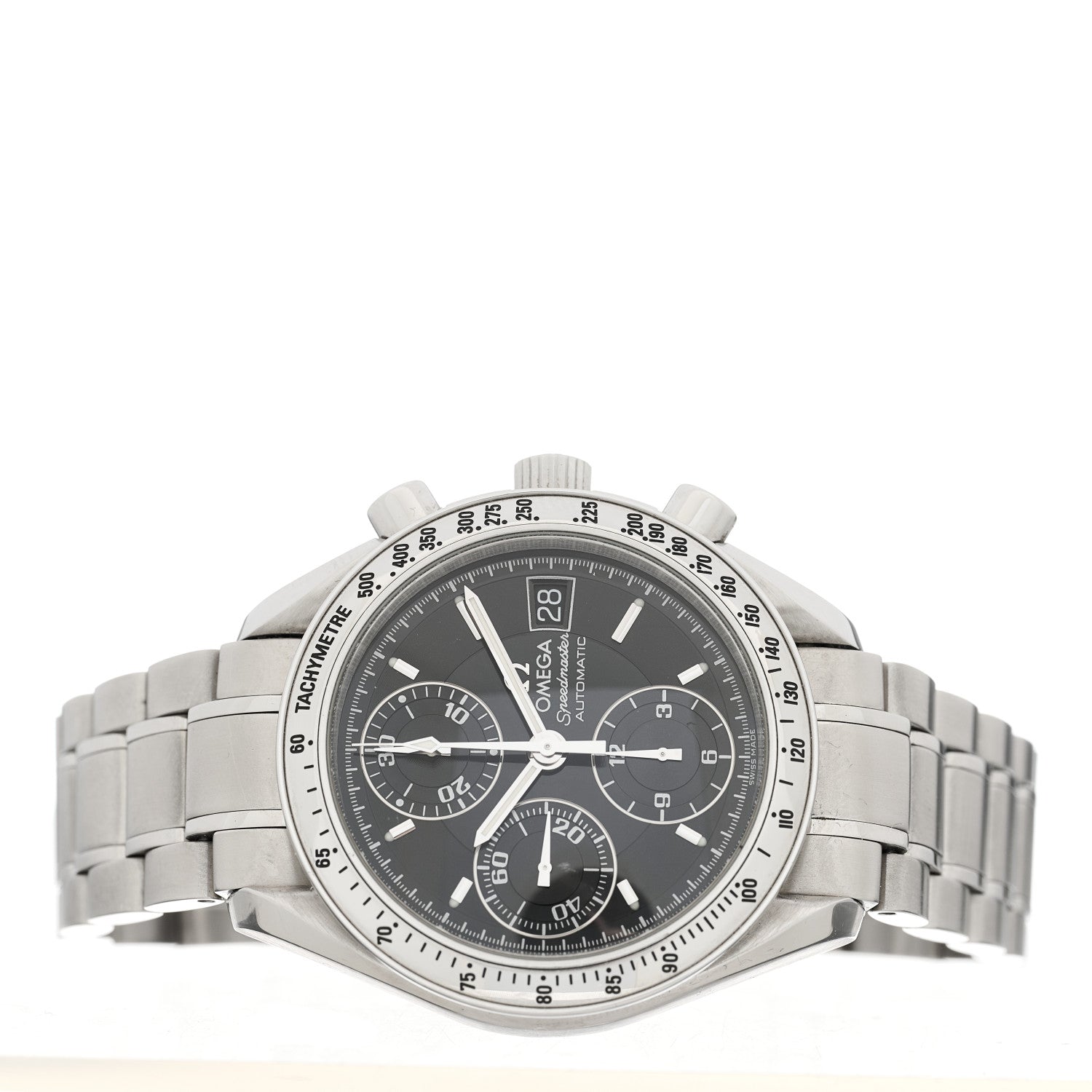 Omega Stainless Steel 39mm Speedmaster Chronograph Automatic Watch Black 3513.50 2 of 4