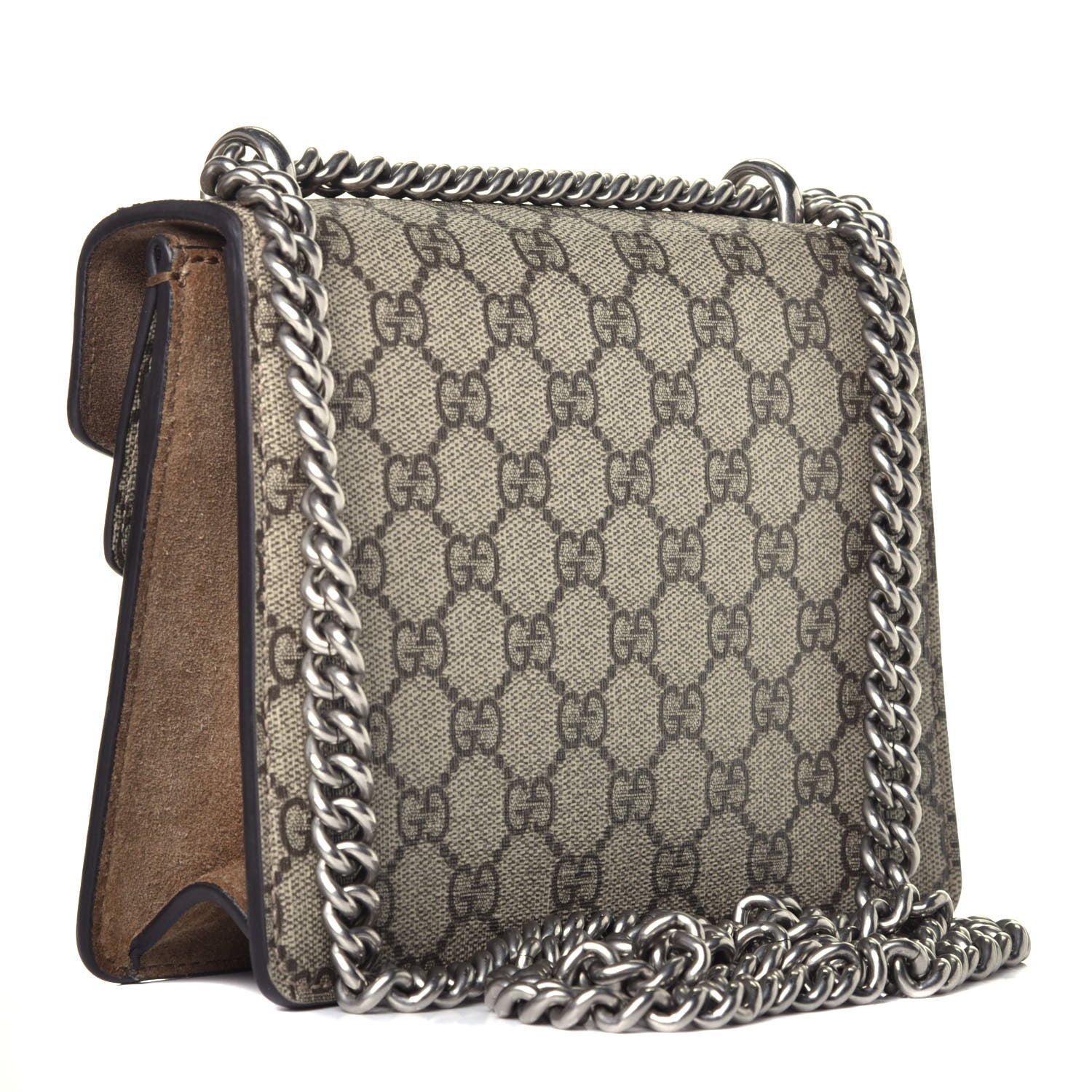 Gucci GG Supreme Monogram Mini Dionysus Shoulder Bag Taupe 4 of 9