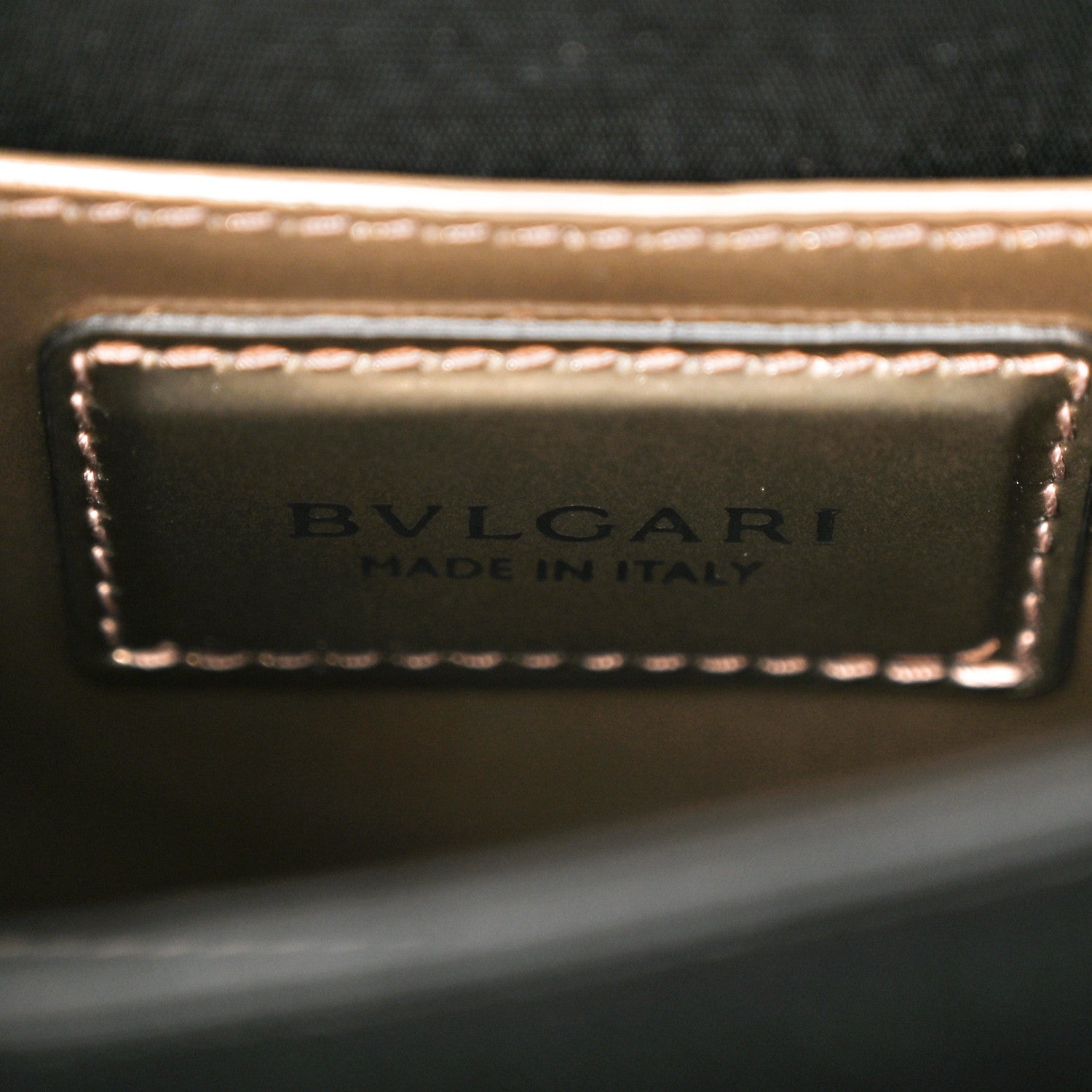 Bulgari Metallic Calfskin Serpenti Forever Top Handle Bronze 6 of 12