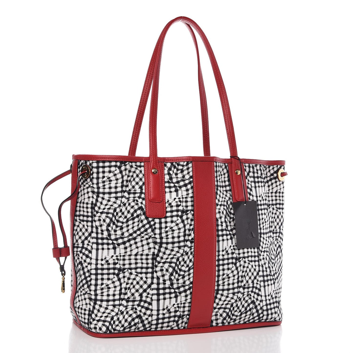 Visetos Medium Liz Reversible Shopper Tote Ruby Red