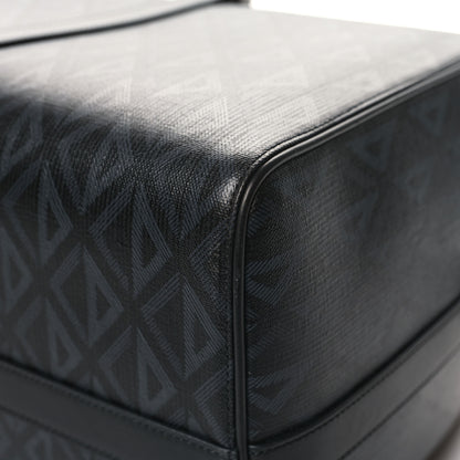 Christian Dior CHRISTIAN DIOR Coated Canvas CD Diamond Lingot 50 Bag Black 9 of 11