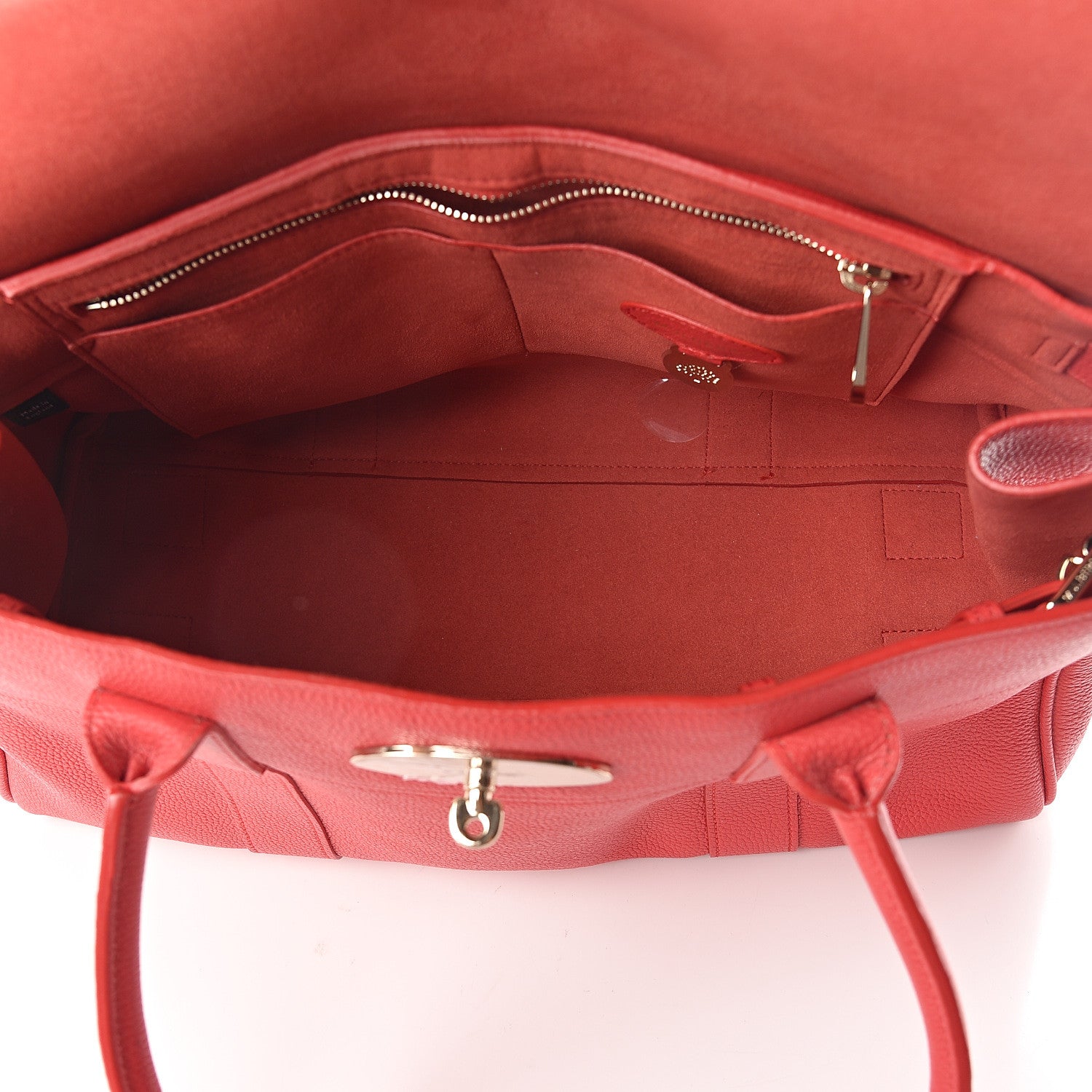 Mulberry Classic Grain Bayswater Fiery Red 4 of 7