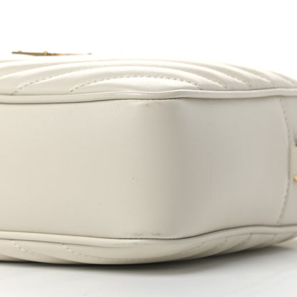 Saint Laurent Calfskin Matelasse Monogram Lou Camera Bag Crema Soft 9 of 11