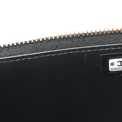Chanel Caviar Quilted Top Handle Long Vanity Black 7 of 10