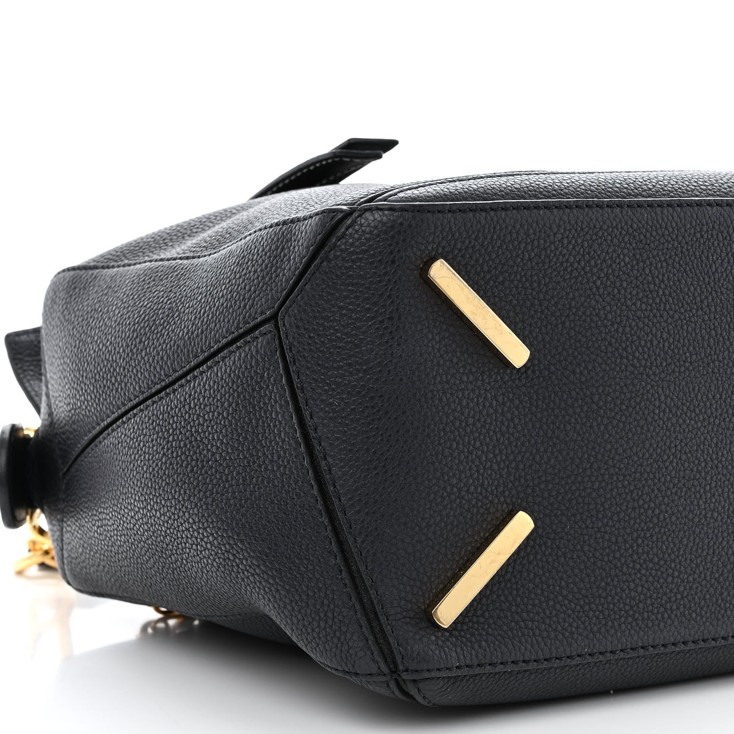 Loewe Calfskin Medium Puzzle Bag Midnight Blue Black 9 of 11