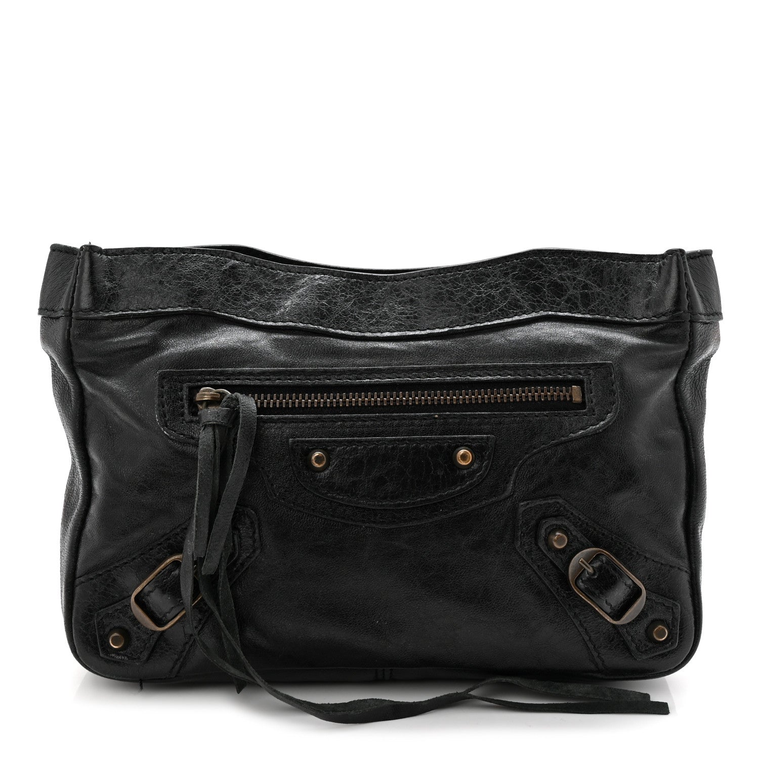 Balenciaga Chevre Classic Hardware Porte Toilette Clutch Black 1 of 9