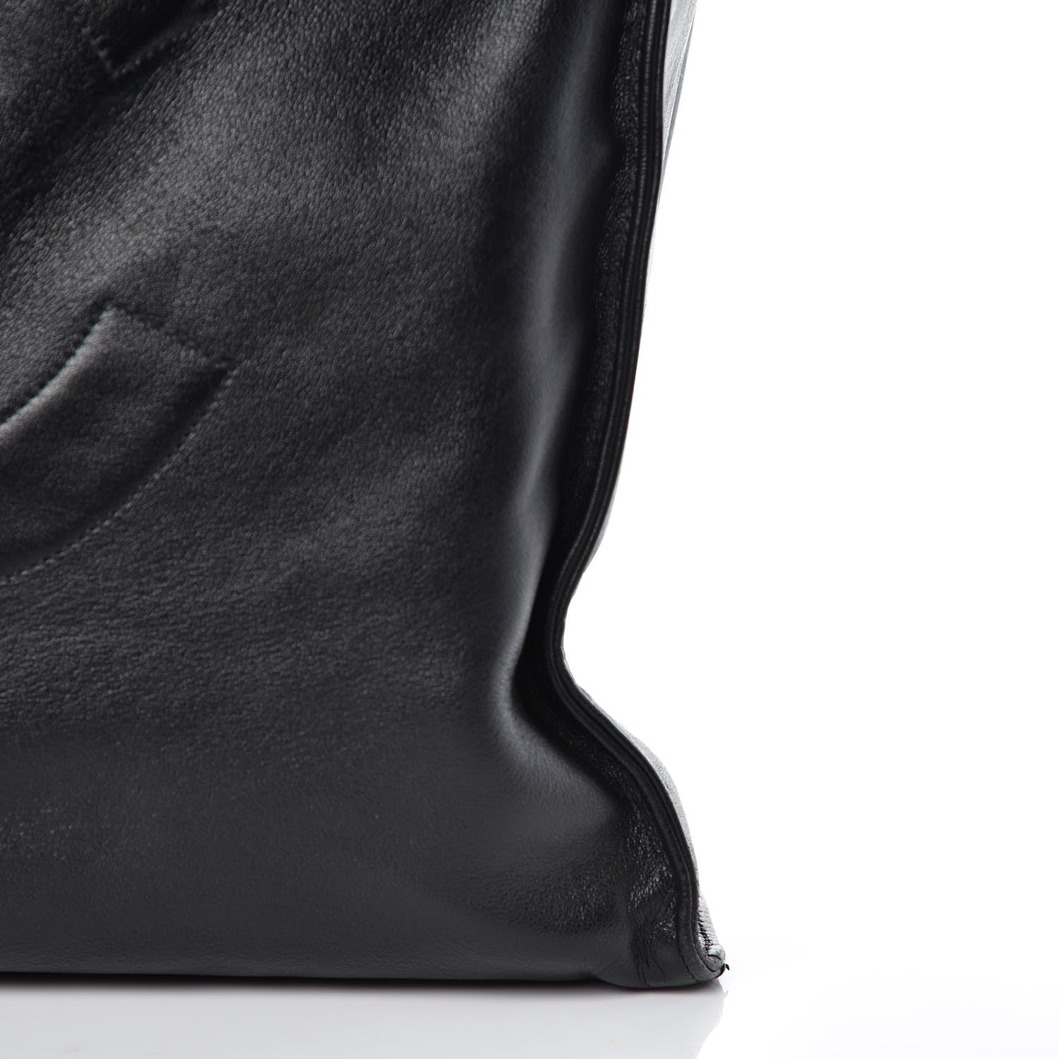 Chanel Lambskin CC Shoulder Bag Black 10 of 11