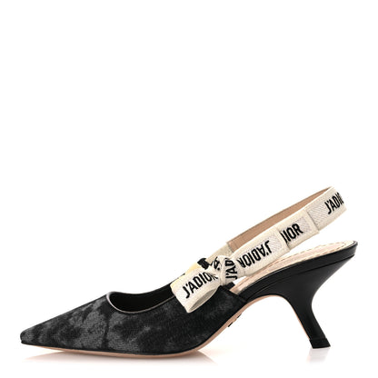 Christian Dior Denim Ribbon J'Adior Slingback 65mm Pumps 36 Blue 1 of 12