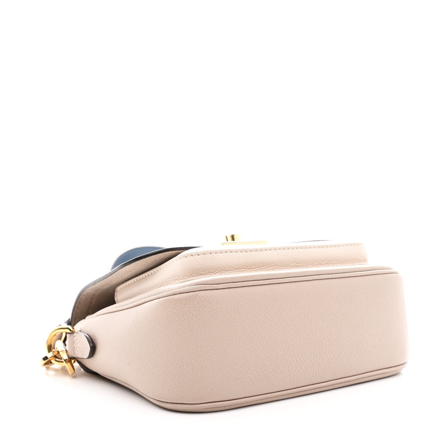 Grained Calfskin Lockme Tender Greige