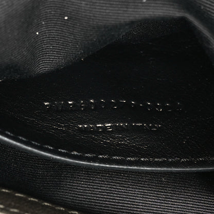 Saint Laurent Sheepskin Matelasse Chevron Monogram Medium College Bag Light Musk 7 of 10