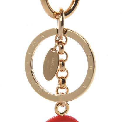 Louis Vuitton Giant Monogram Vivienne Bag Charm and Key Holder Rouge 3 of 4