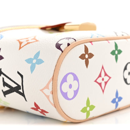 Louis Vuitton LV x TM Monogram Multicolor Vanity Chain Pouch White 8 of 10