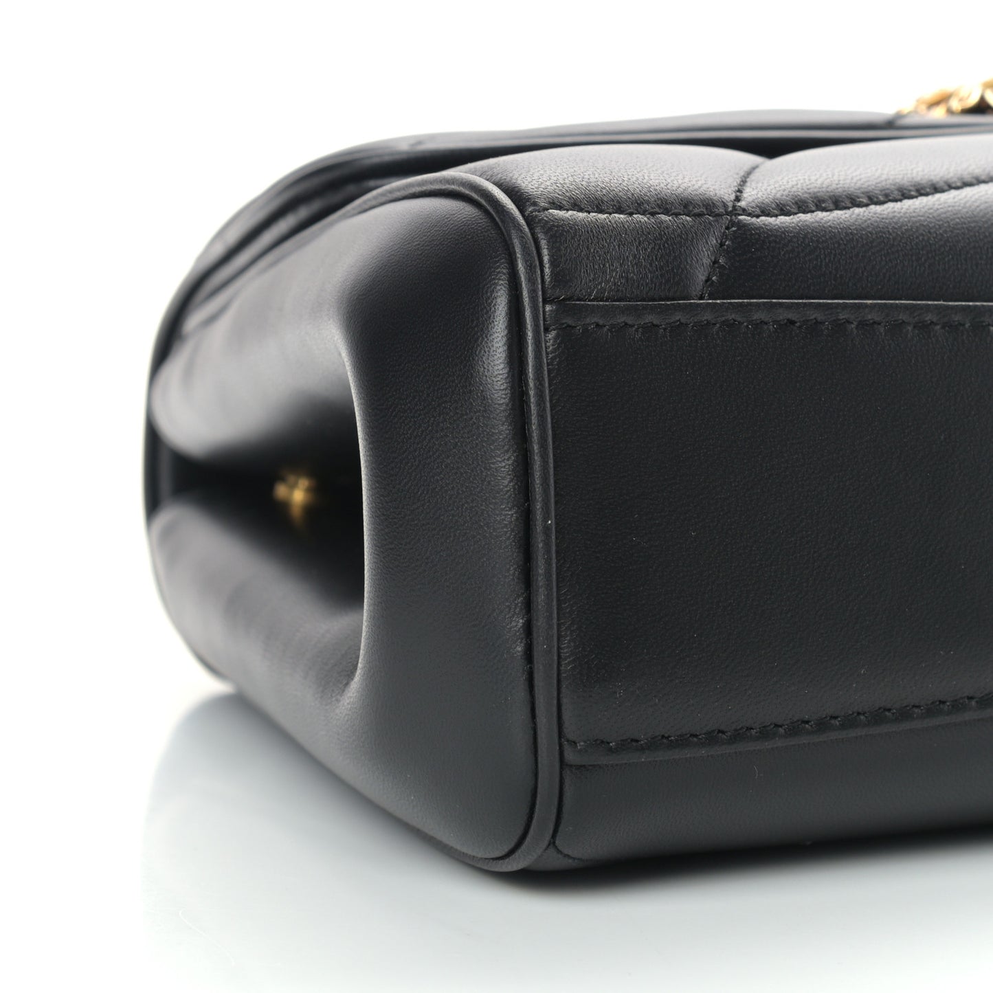 Lambskin Devotion Shoulder Bag Black