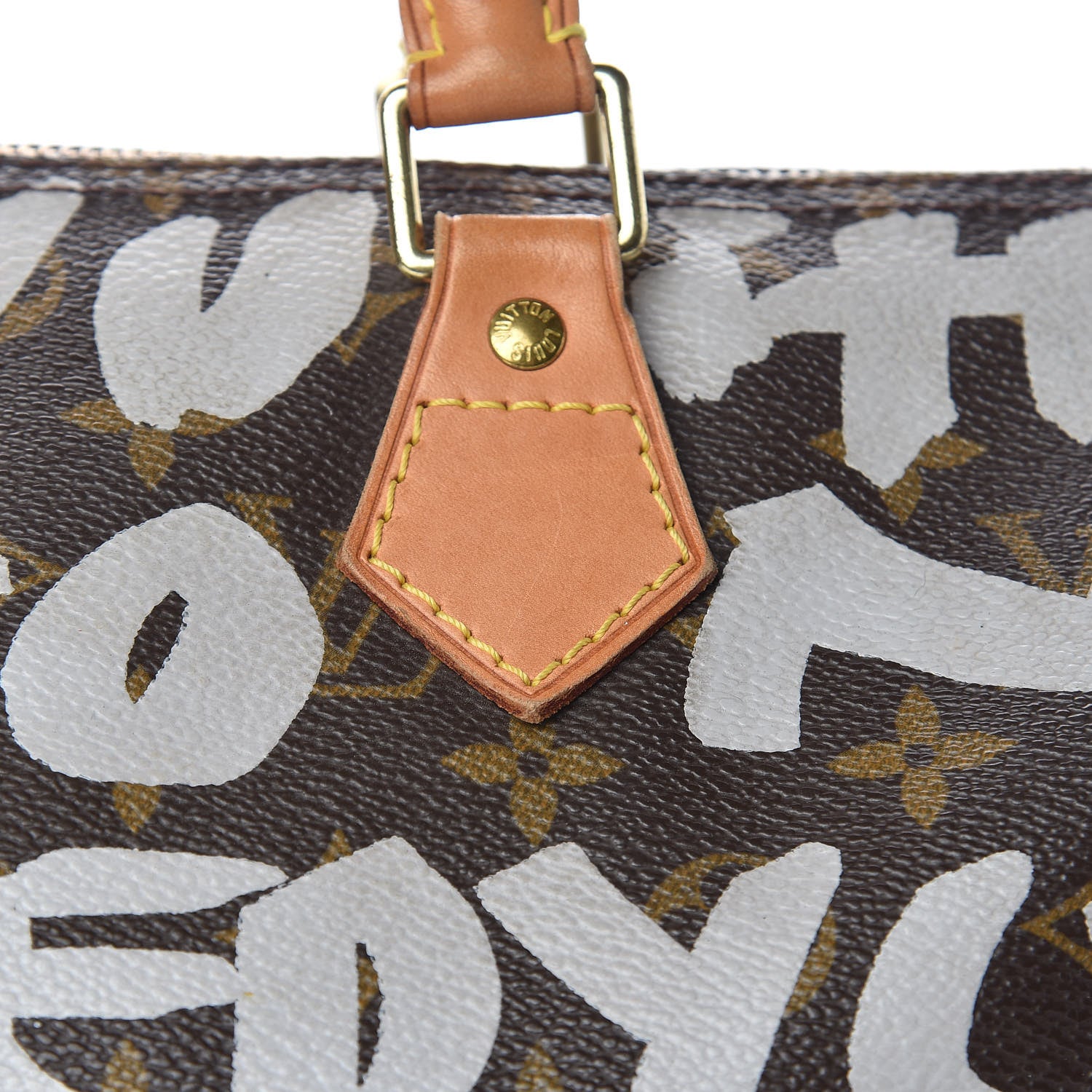 Louis Vuitton Monogram Graffiti Speedy 30 Silver 10 of 26
