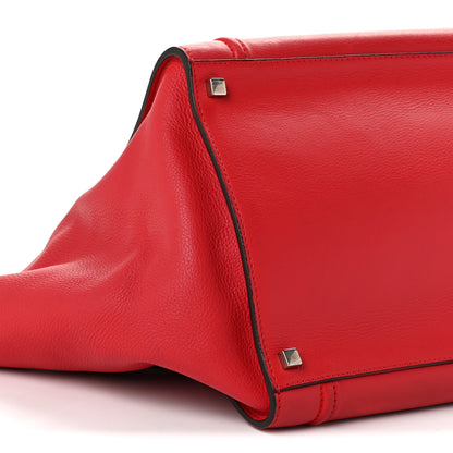 Celine Supple Calfskin Medium Phantom Luggage Vermillion 9 of 10