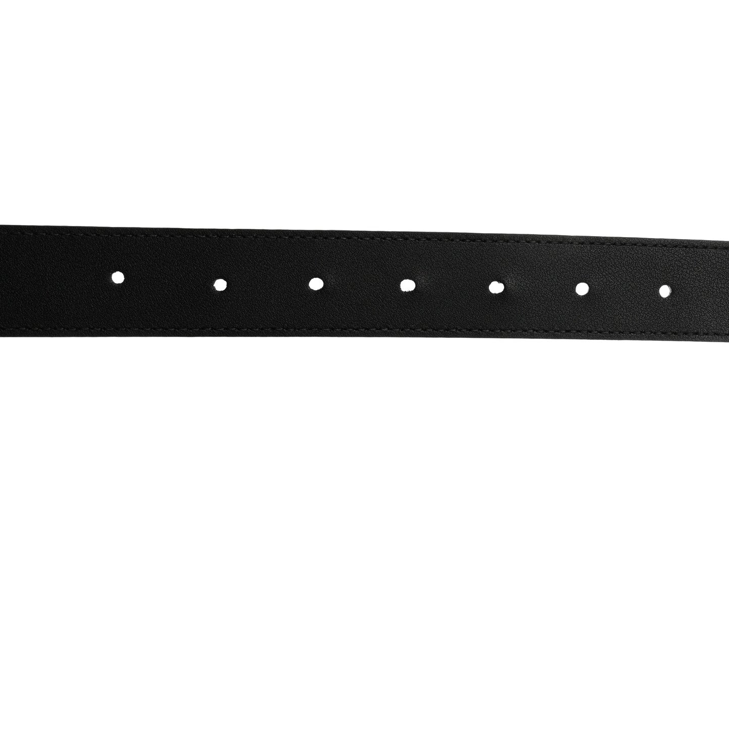 Azalea Calfskin Enamel Monochrome Double G 30mm Belt 85 34 Black