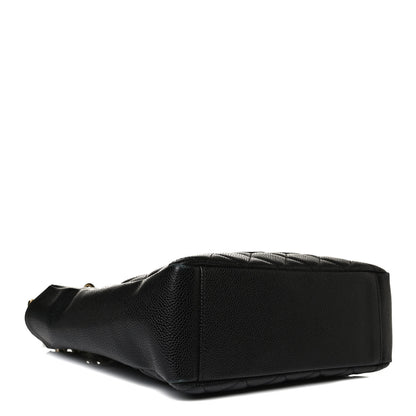 Chanel Caviar Quilted Petit Shopping Tote PST Black 4 of 15