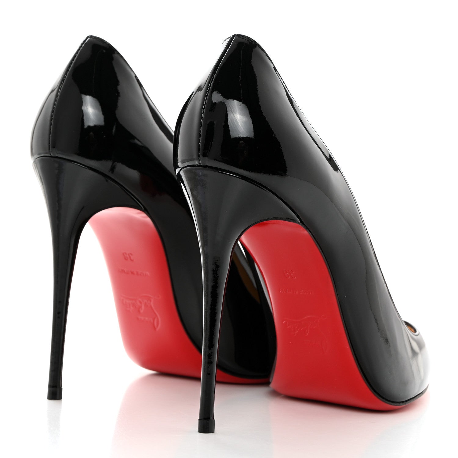 Christian Louboutin Patent So Kate 100 Pumps 38 Black 4 of 7