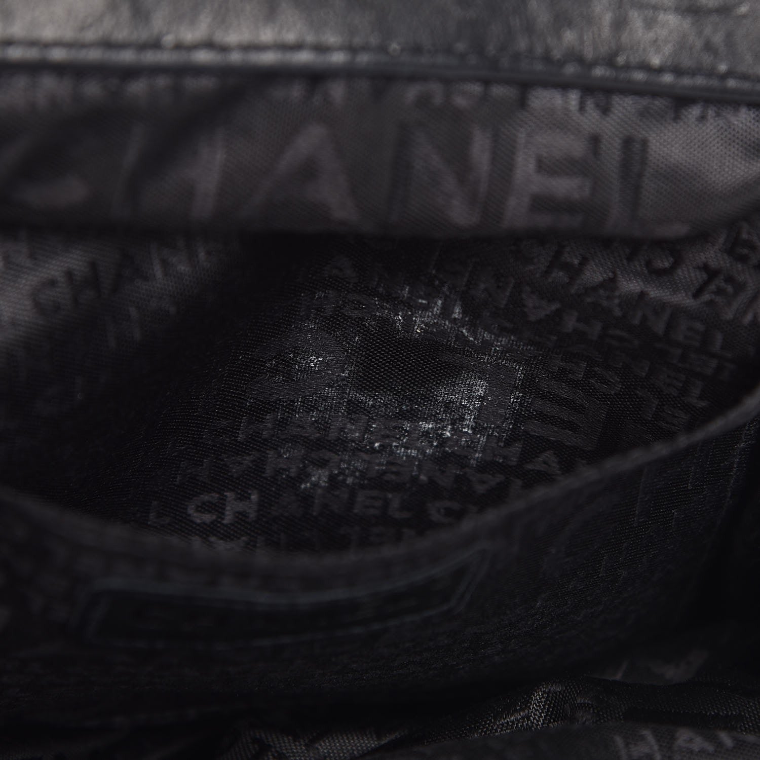 Chanel Lambskin Chain Embellished Frame Tote Black 8 of 11