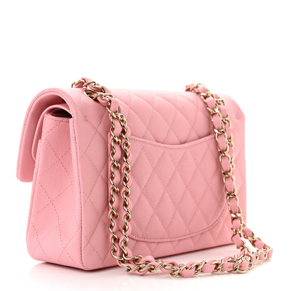 Chanel Caviar Quilted Small Double Flap Pink 3 of 11