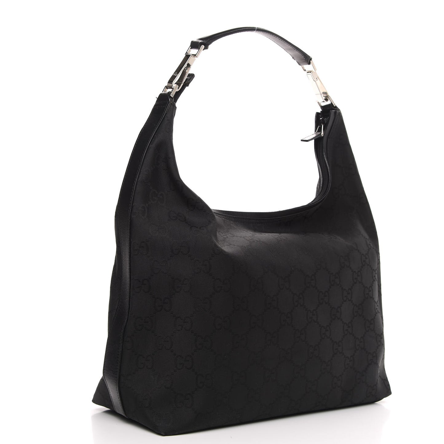 Nylon Monogram Hobo Black