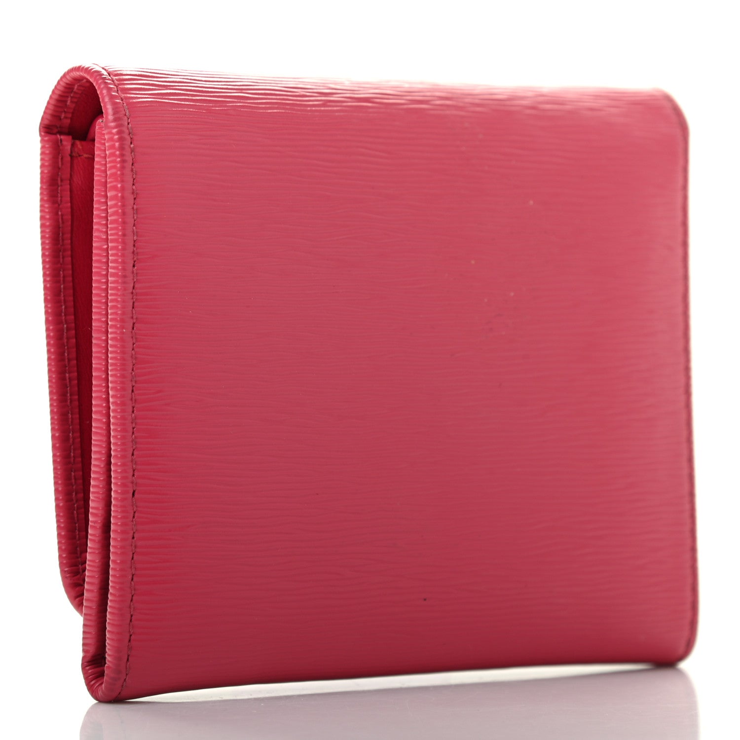 Prada Vitello Move Tri-Fold Compact Wallet Peonia 3 of 14