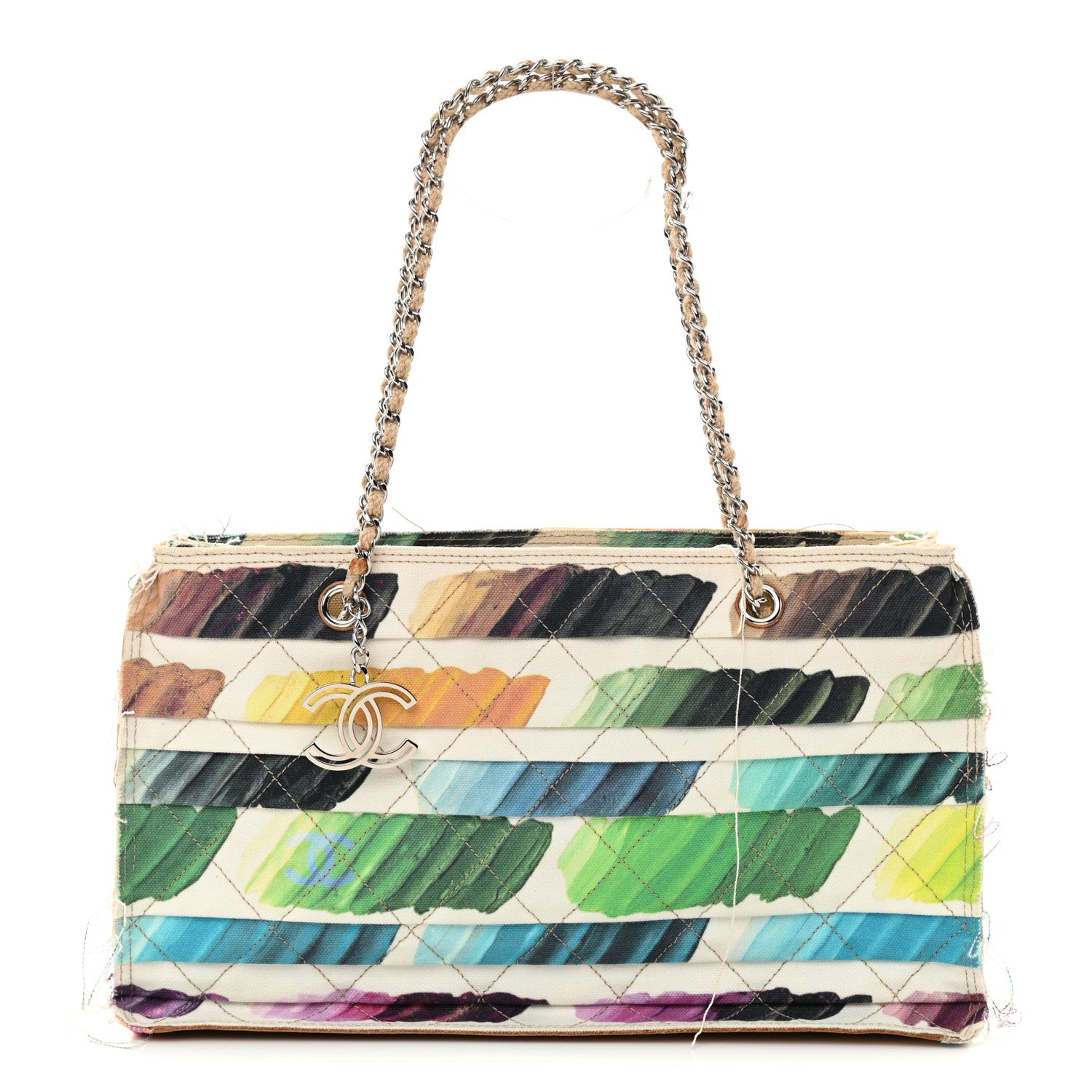 Chanel Canvas Colorama Tote Multicolor 1 of 11