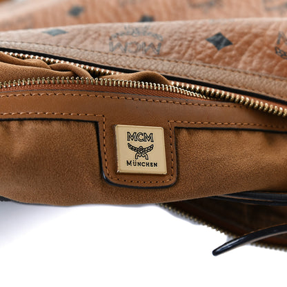 MCM Visetos Studded Hobo Cognac 6 of 15