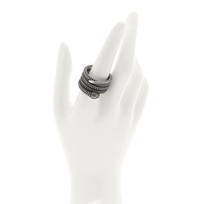 Gucci Sterling Silver Gucci Garden Snake Wrap Ring 62 10 2 of 5